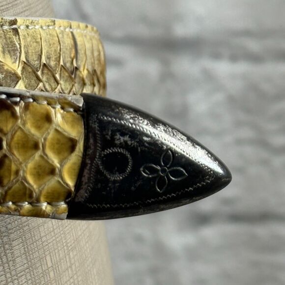VTG Sabina Snakeskin Waist Belt Womens 32\